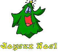 gif joyeux Noël sapin
